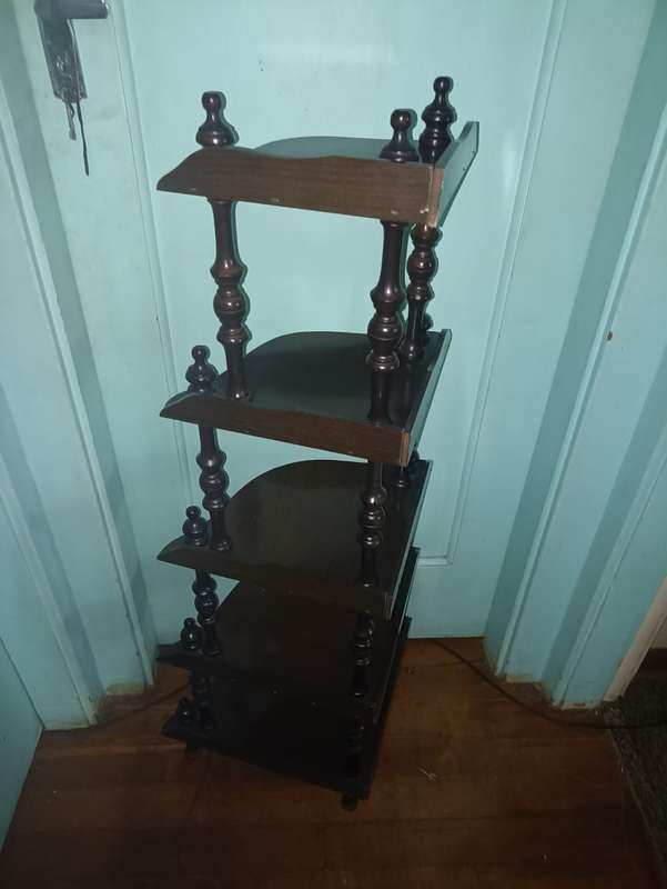 Vintage corner wooden table