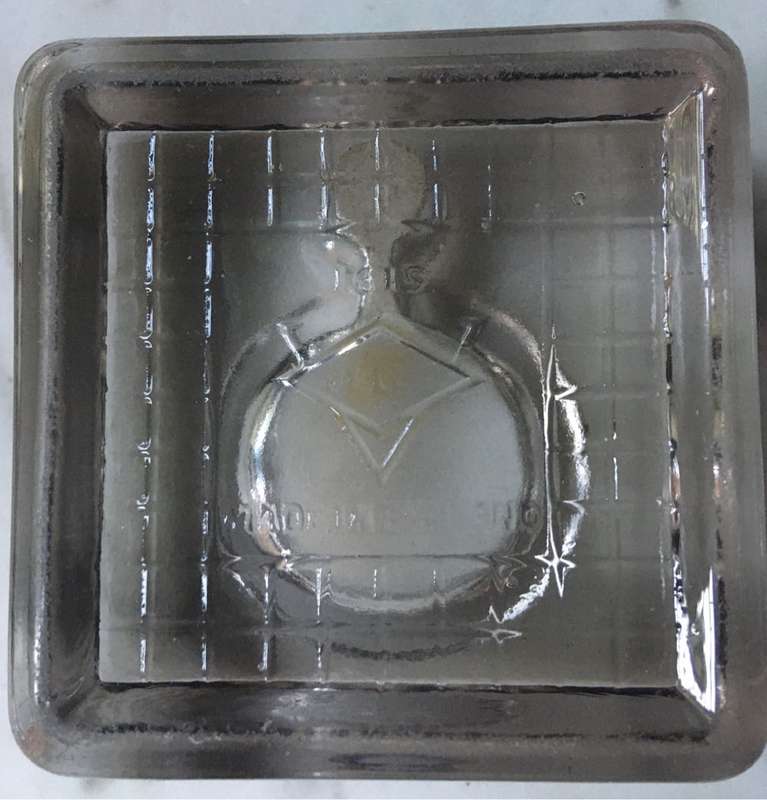 Vintage Veloso glass inkwell