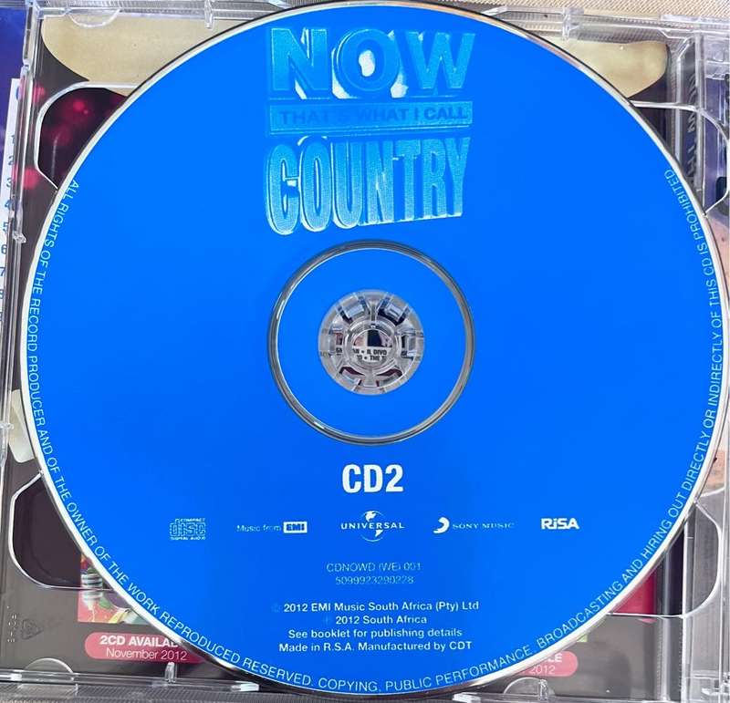 Now thats what I call Country (double CD) code: CDNOWD (WE) 001