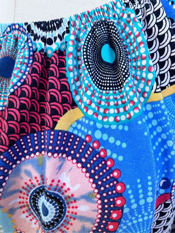 Top with mandala pattern (S-M)
