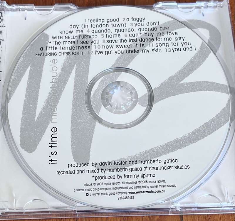 Michael Bublé - Its time (2005, Australia) 9362489462