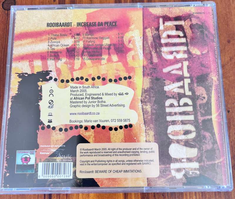 Rooibaardt - Increase da Peace (2005)