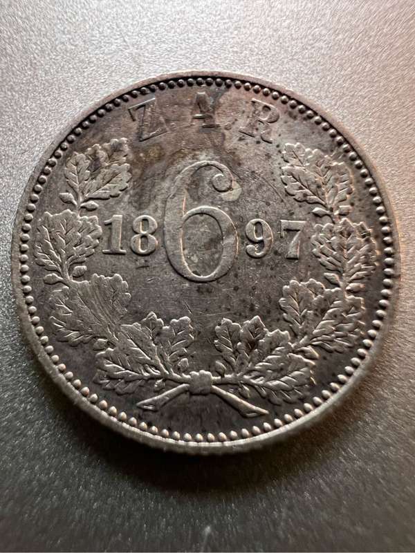 ZAR - 1897 ZAR 6 Pence