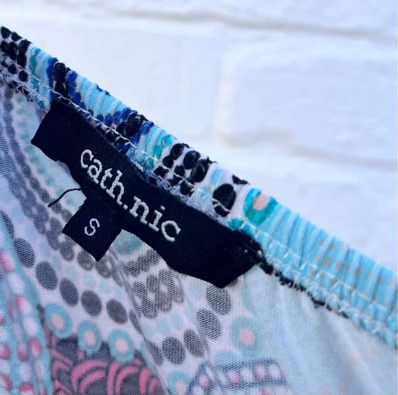 Top with mandala pattern (S-M)