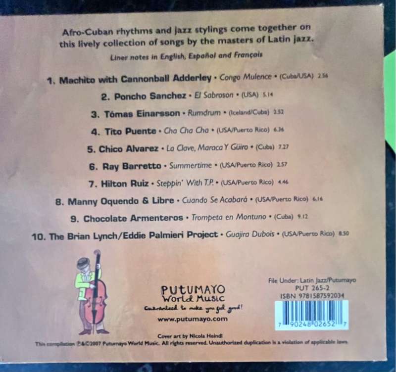 Putumayo presents: Latin Jazz