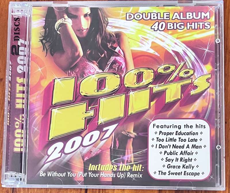 100% Hits 2007 - 2CD covers of 40 hits CSRCD264