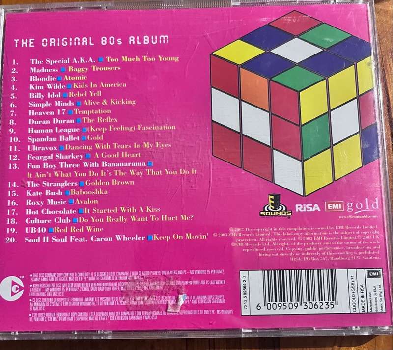The original 80s album (2003, RSA) - CDGOLD (GSB) 71