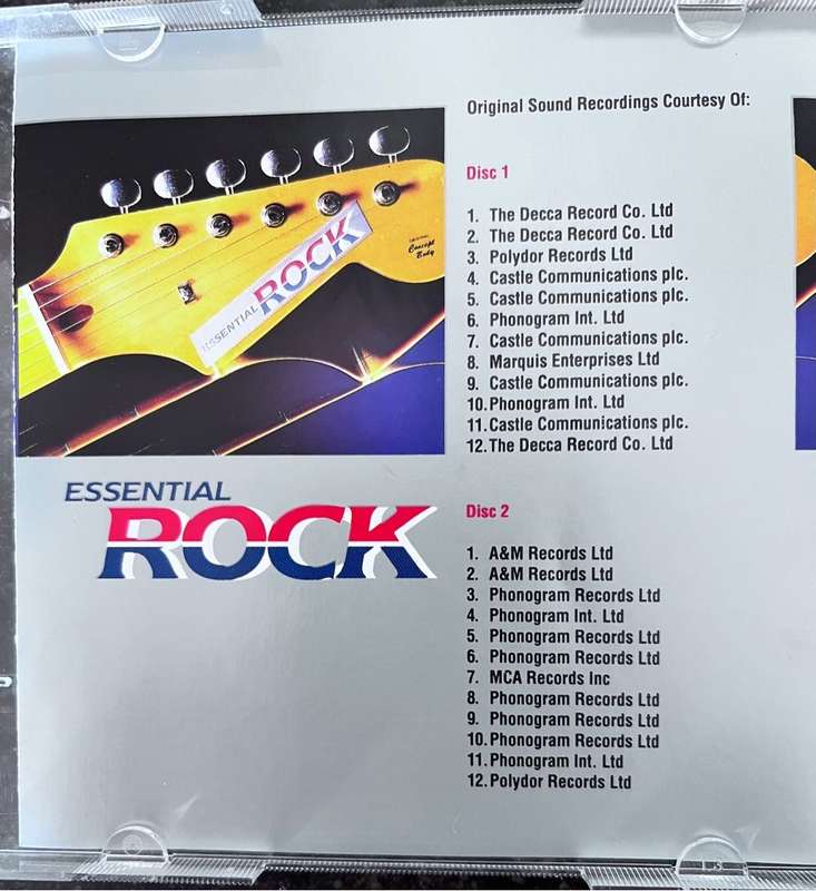 Double CD: Essential Rock - PSPCD 218