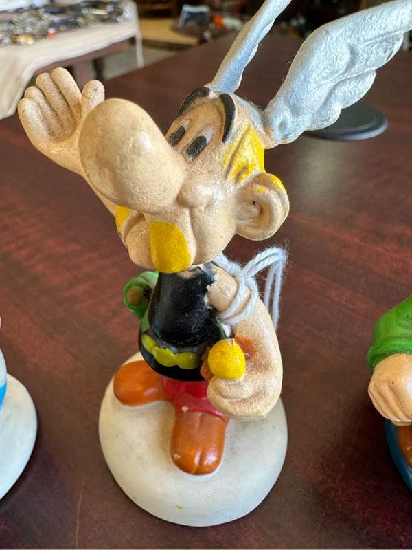 Asterix & Obelix rubber figurines ( x 4 )