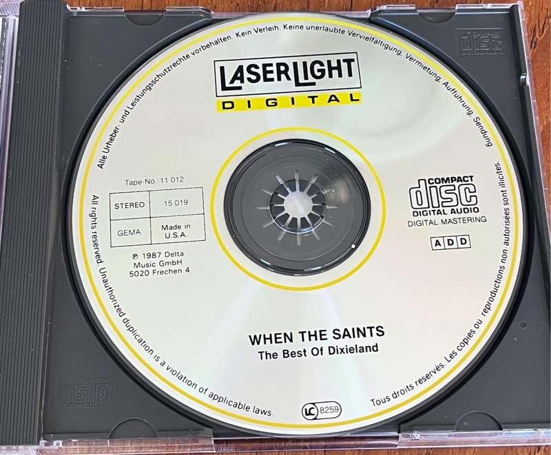 When the Saints - The Best of Dixieland (1987, made in USA)