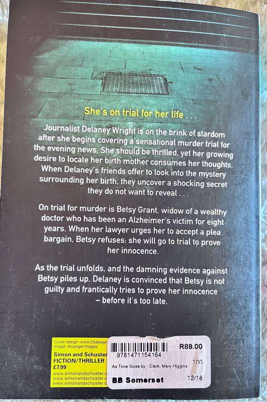As time goes by - Mary Higgins Clark