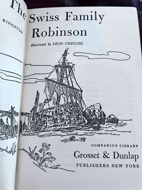 The Swiss Family Robinson and Robinson Crusoe in one book (1963)