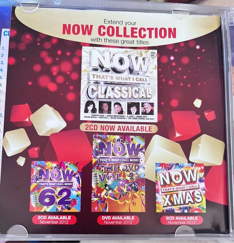 Now thats what I call Country (double CD) code: CDNOWD (WE) 001