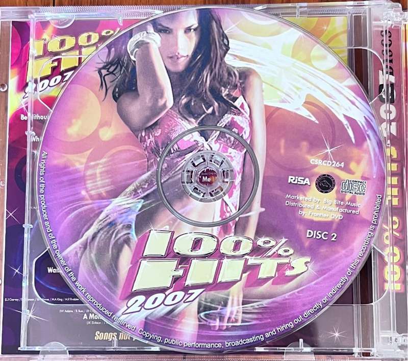 100% Hits 2007 - 2CD covers of 40 hits CSRCD264