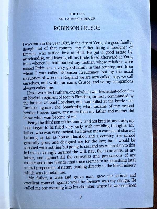 Robinson Crusoe - Daniel Defoe - unabridged (1990)