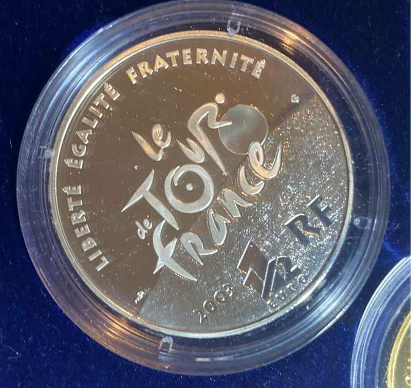 Monnaie de Paris Tour de France Gold and Silver Coin Set