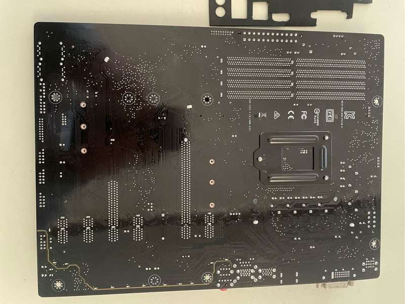 Asus Prime Z370-P Motherboard**3D Printed IO Shield/Backplate**