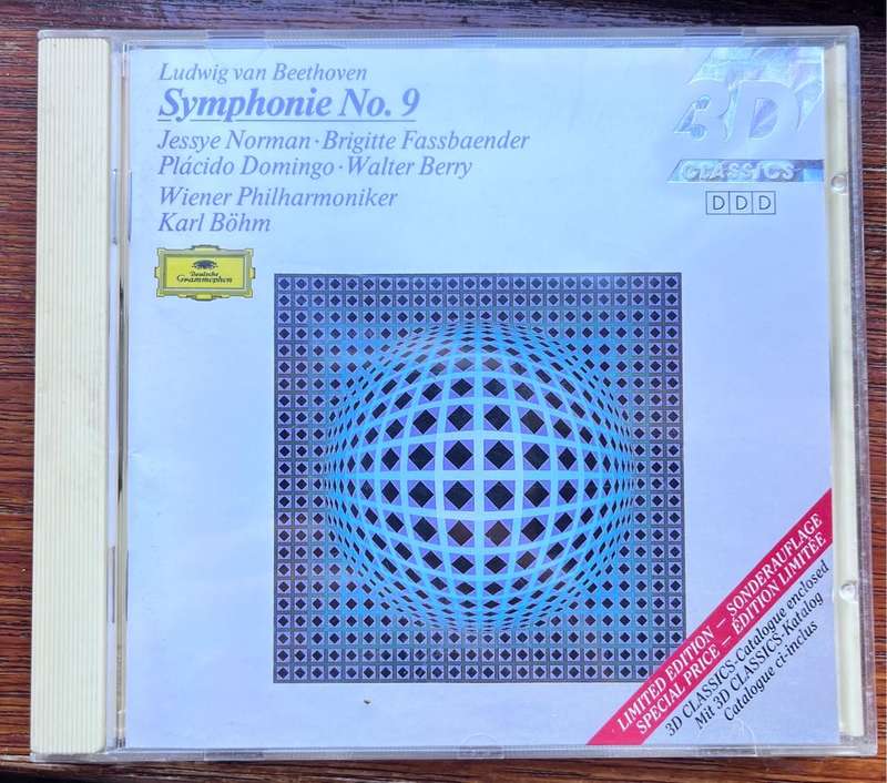 Ludwig van Beethoven  Symphonie No.9 (Made in Germany in 1980s, DDD, Limited edition) 427 802-2