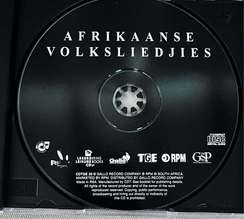 (3 cd set) Afrikaanse Volksliedjies (CDTGE 20, 21 and 22)