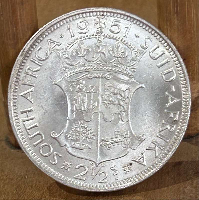1951 SCARCE 21/2 SHILLING UNC