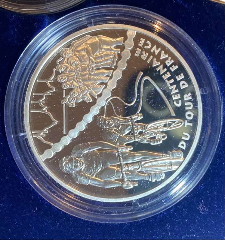 Monnaie de Paris Tour de France Gold and Silver Coin Set