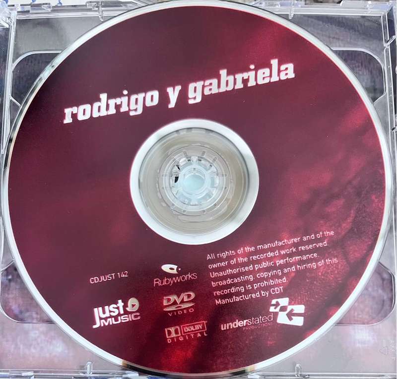Rodrigo y Gabriela CD and DVD (CDJUST142)