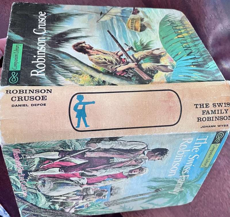 The Swiss Family Robinson and Robinson Crusoe in one book (1963)