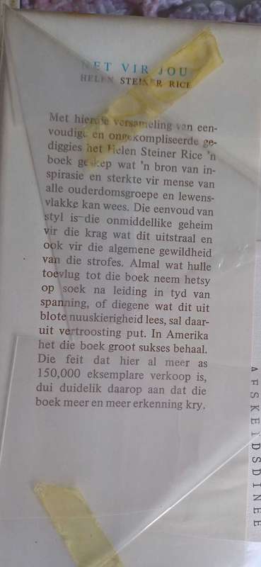 Net vir jou deur Helen Steiner Rice