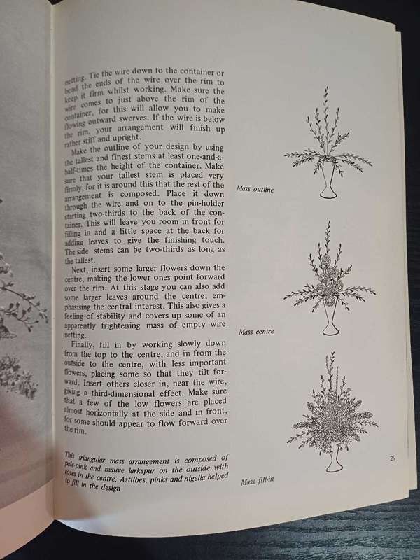 Gift book of flower arranging by Julia Clements