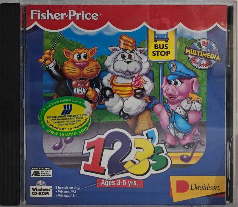 Fisher Price 123`s age 3-5.      1709