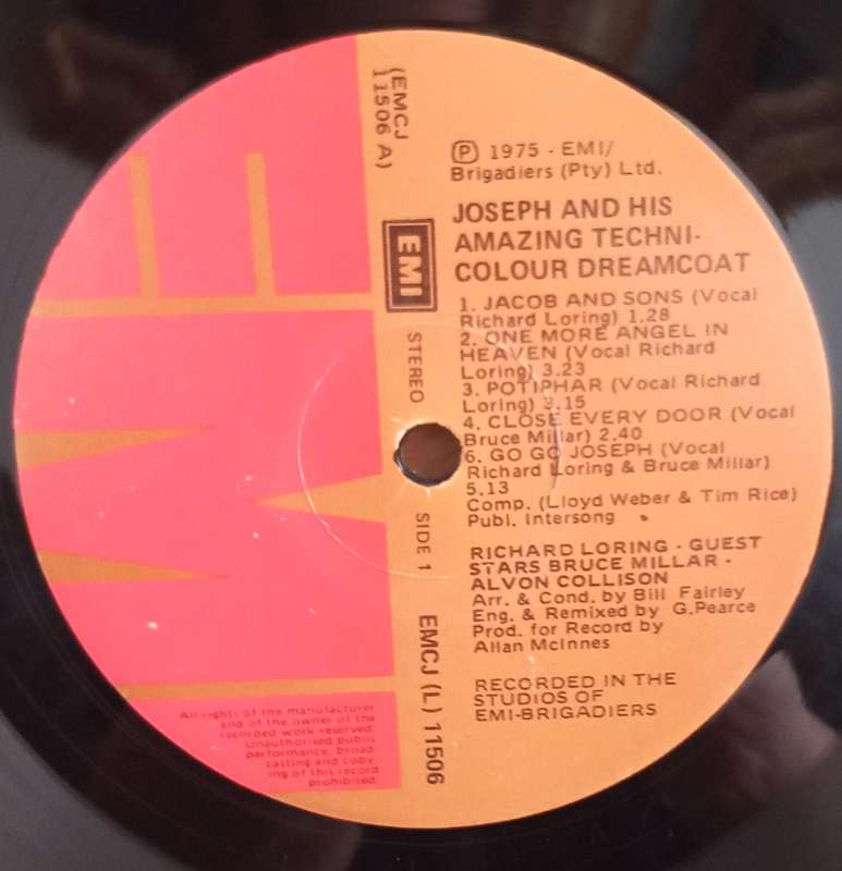 AUOTOGRAPHED LP RECORD BY RICHARD LORING & ALVON COLLISON