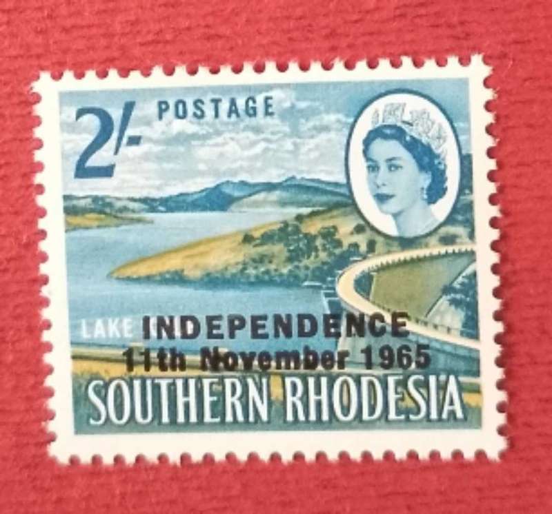 1966 rhodesia overprint mint