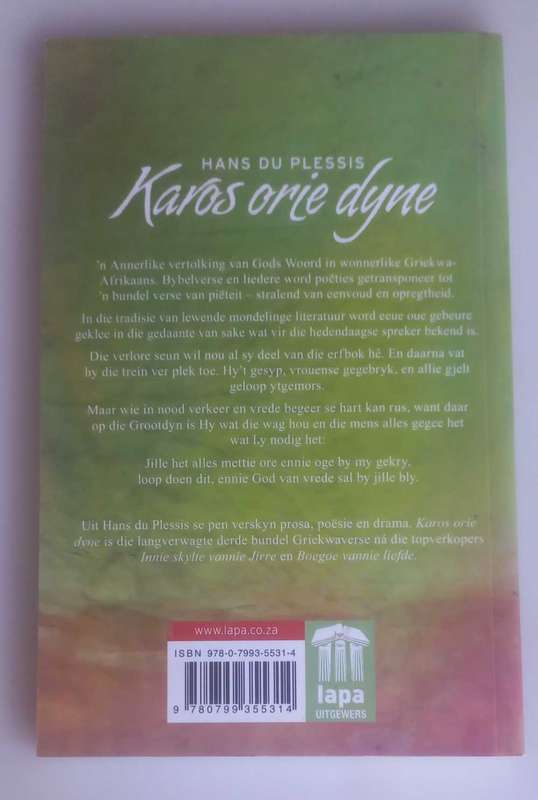 Karos orie dyne deur Hans du Plessis