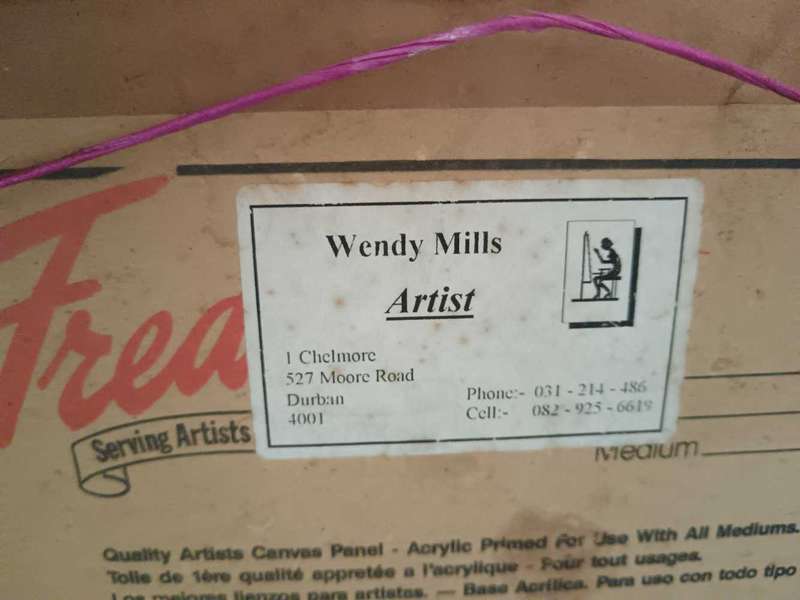 SA Artist Wendy Mills Landscape Framed Painting