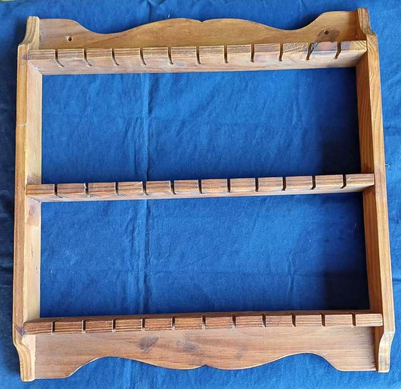 Wooden spoon rack