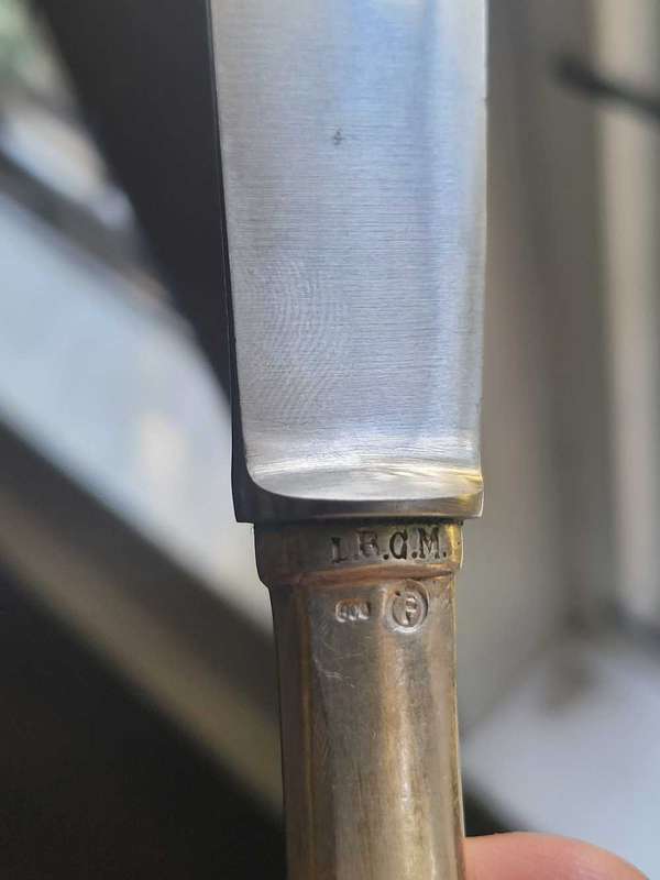 WOW Vintage 800 Silver Knife and Fork Set