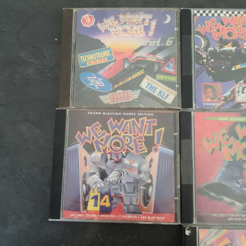 We Want More CD Bundle x 7 - Very Good Condition