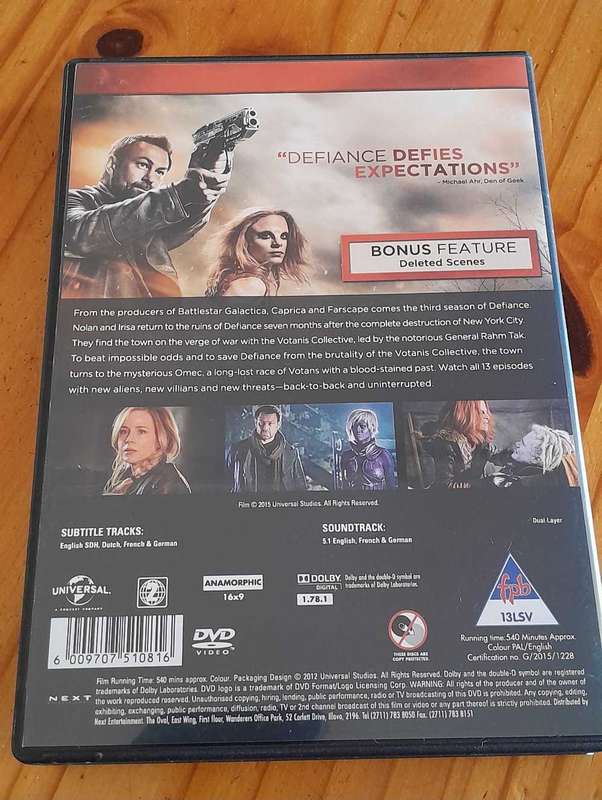Defiance season three DVD