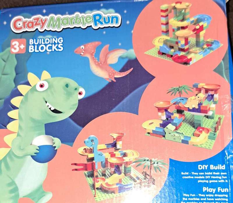 CRAZY MARBLE RUN 170PC With 20 FREE MARBLES