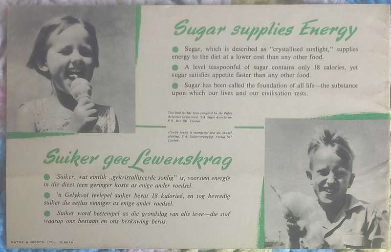The sugar we eat pamflet