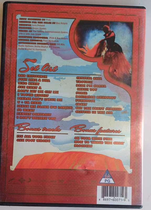 Pink - Funhouse tour dvd