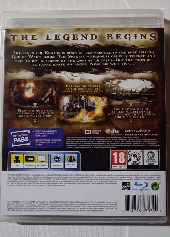 God of War Ascension Ps3 (CIB)
