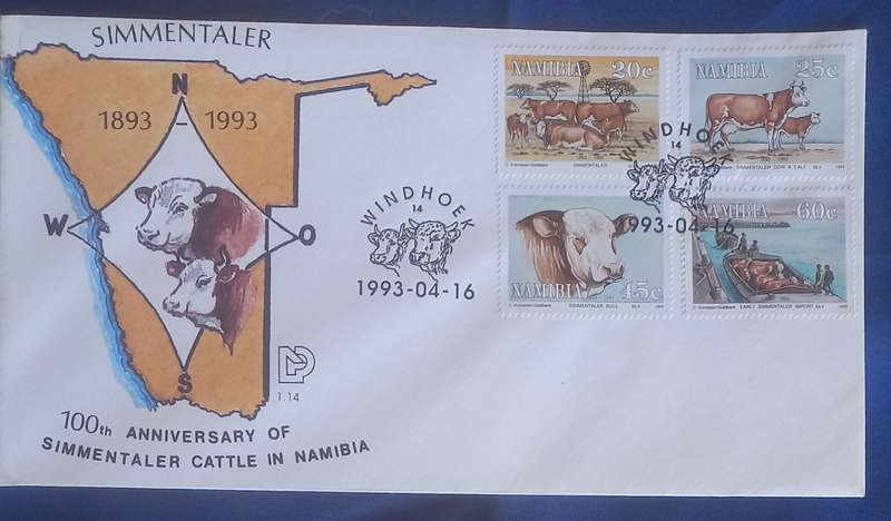 First day envelope - Simmentaler