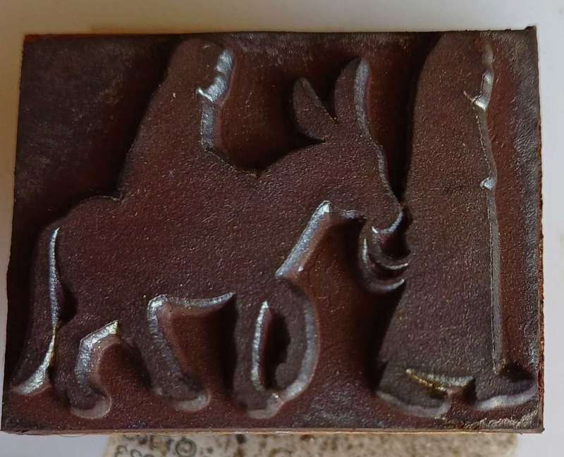 The journey rubber stamp