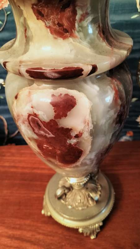Neoclassical Style Onyx Urn