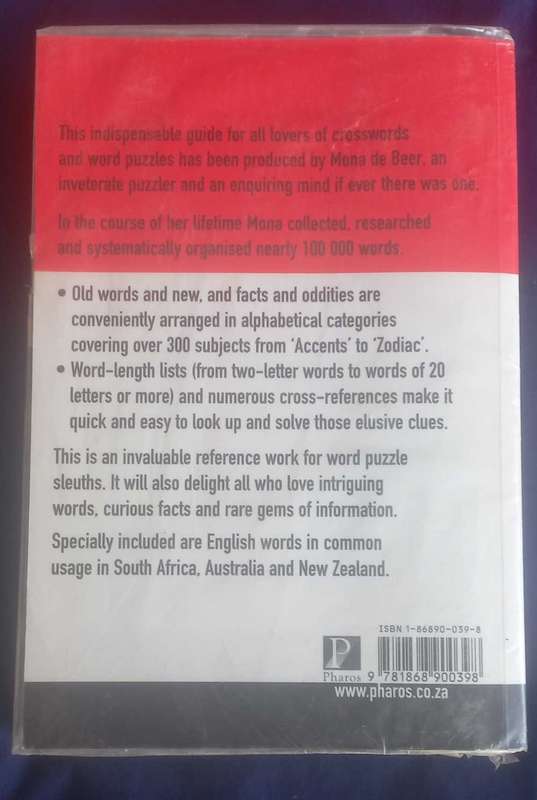 Unpuzzled, a crossword dictionary