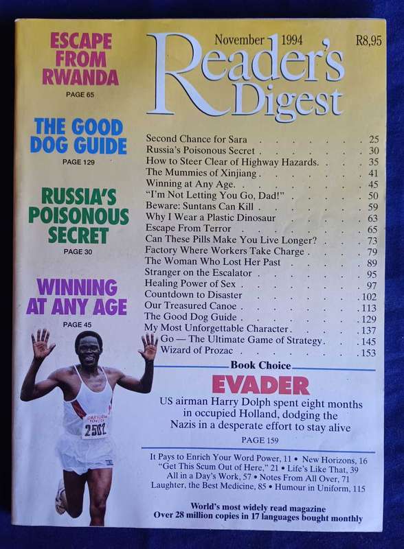 Reader's digest magazine November 1994