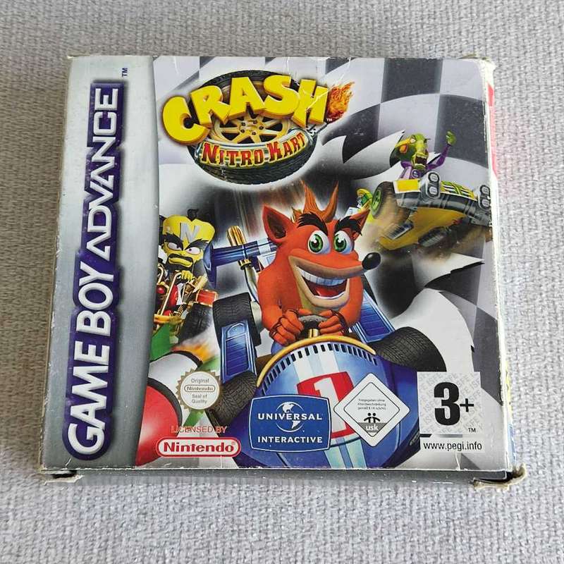 Crash Nitro Kart Gameboy Gba Gameboy Advance
