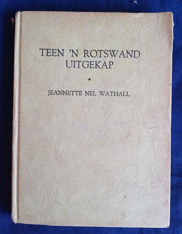 Teen 'n rotswand uitgekap deur Jeannette Nel Wathall