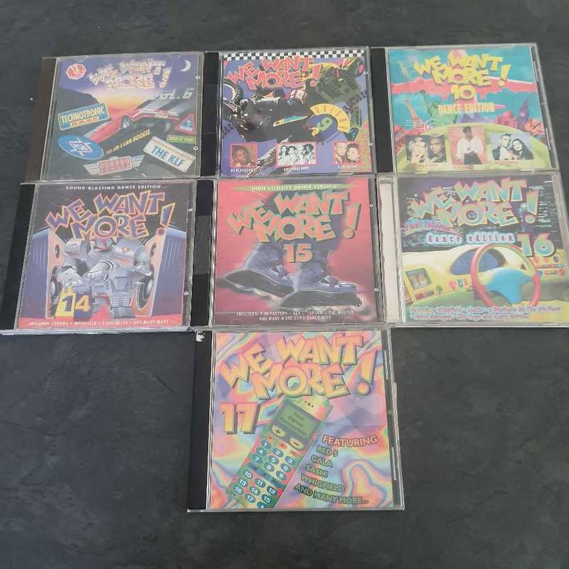 We Want More CD Bundle x 7 - Very Good Condition